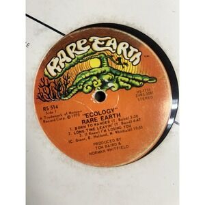 RARE EARTH - Ecology (1970) - 12" Vinyl Record LP - Missing Original Slip Cover